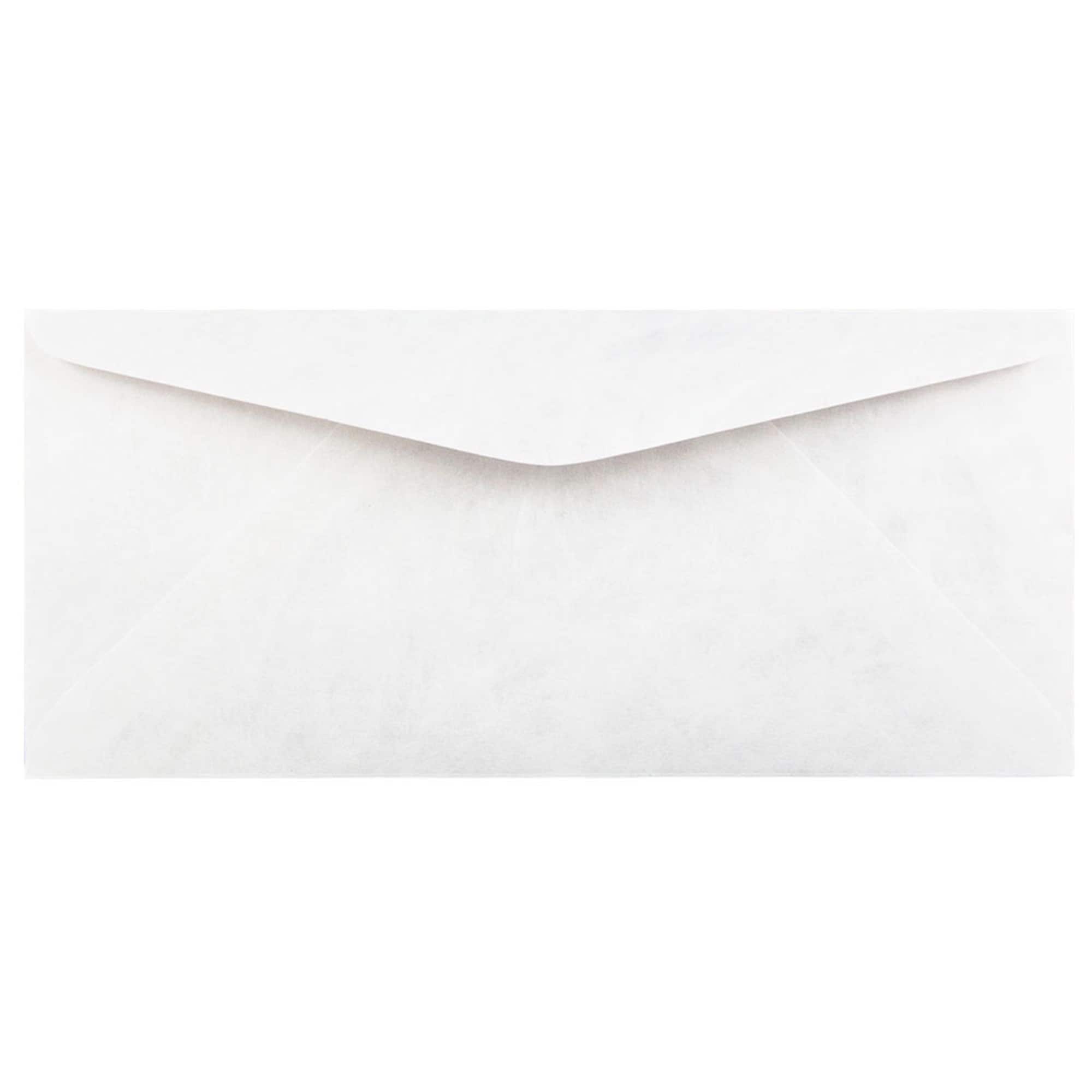 JAM Paper 3.875" x 8.875" White Tyvek Envelopes, 25ct.